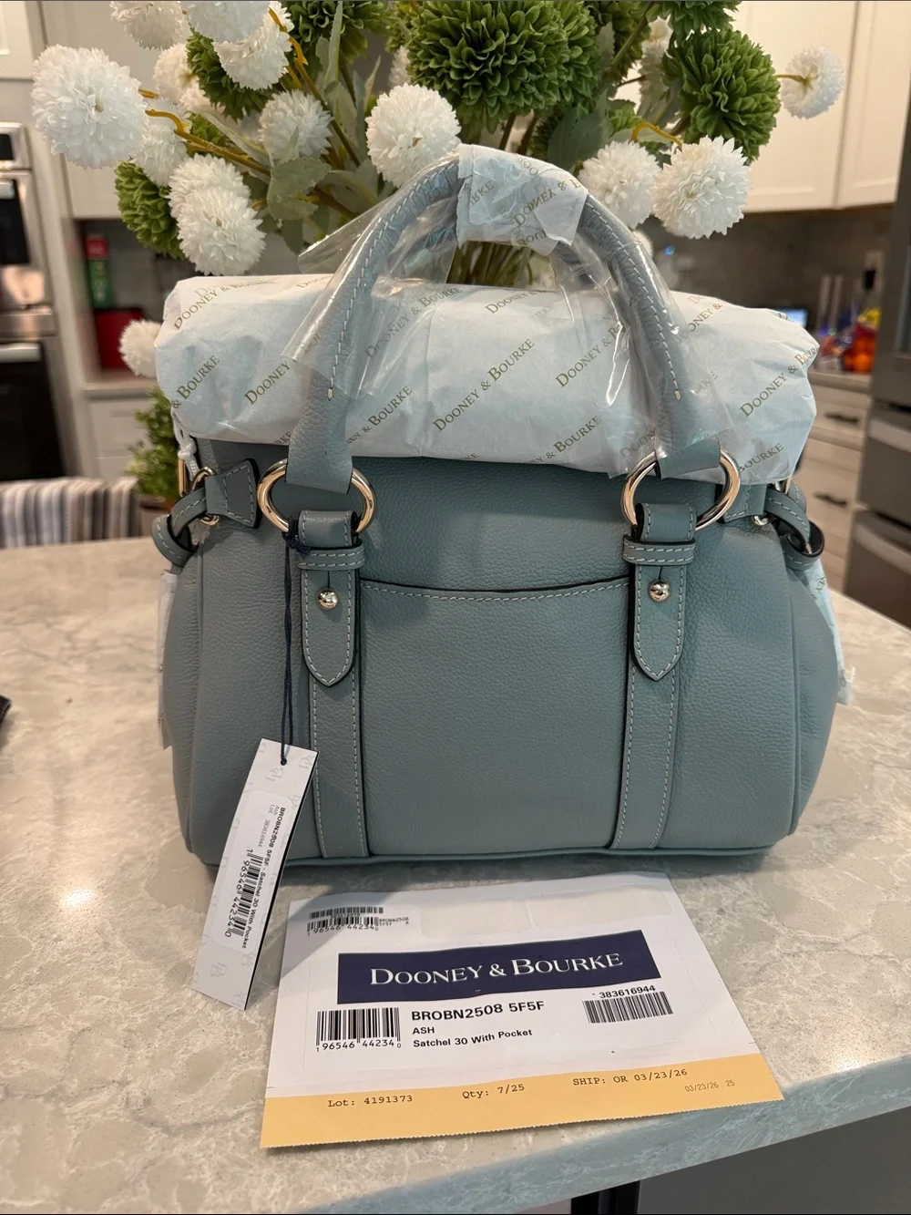 Dooney and Bourke Sorrento Satchel 30 With Pocket